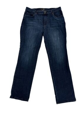 Lee Relaxed Fit Straight Leg Mid Rise Jeans Size 16 Long Women’s